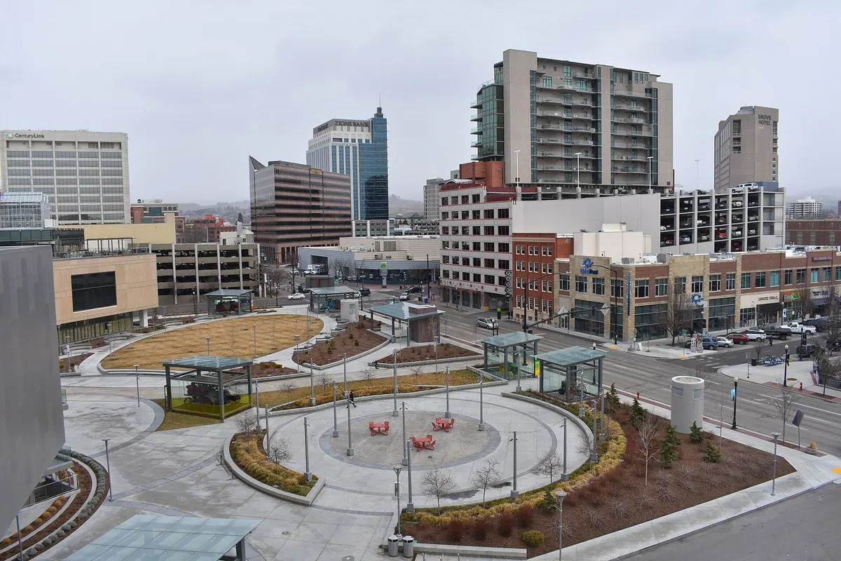 The Boise, Idaho skyline
