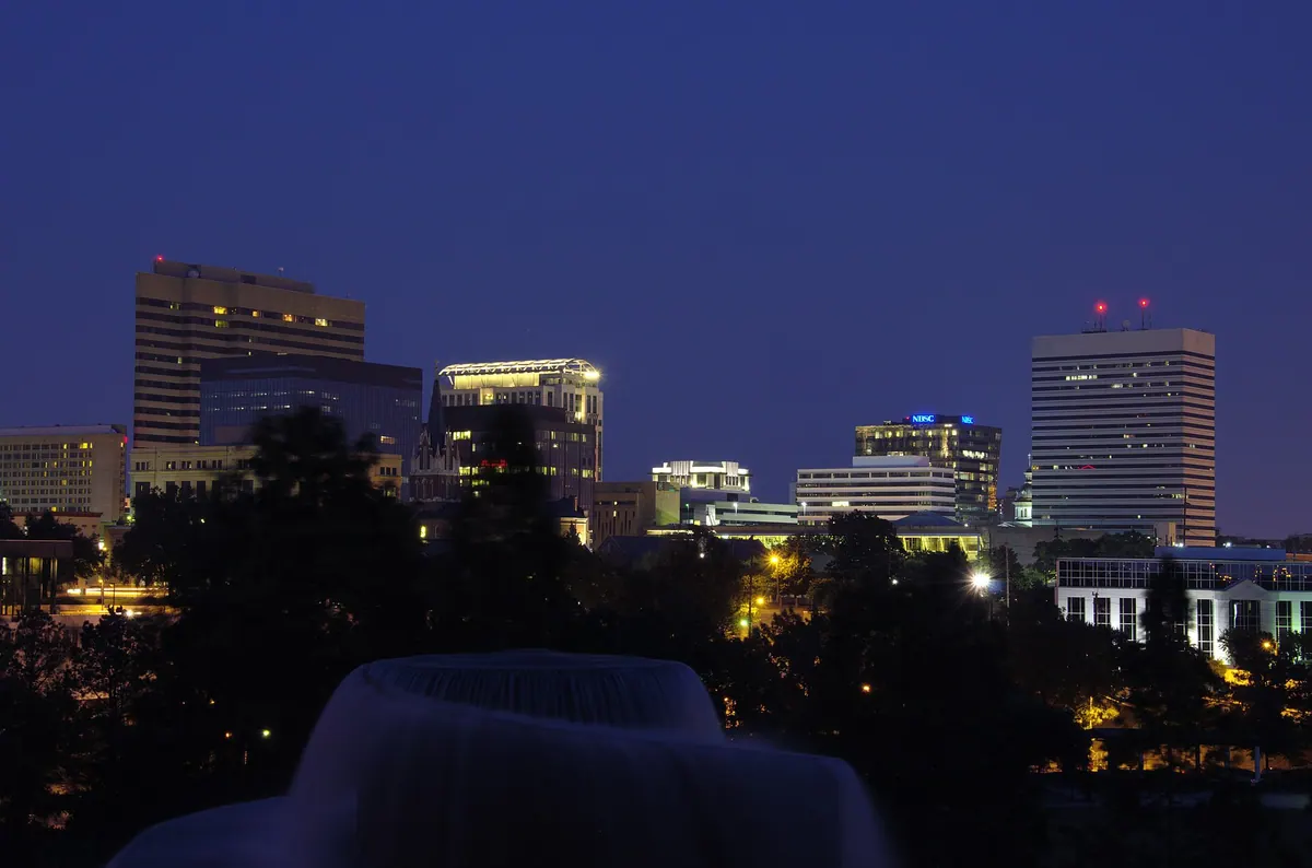 The Columbia, South Carolina skyline