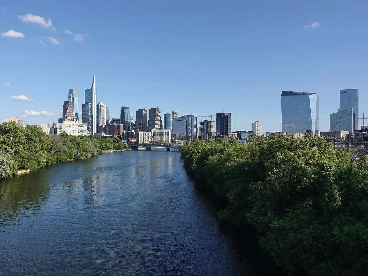 The Philadelphia, Pennsylvania skyline