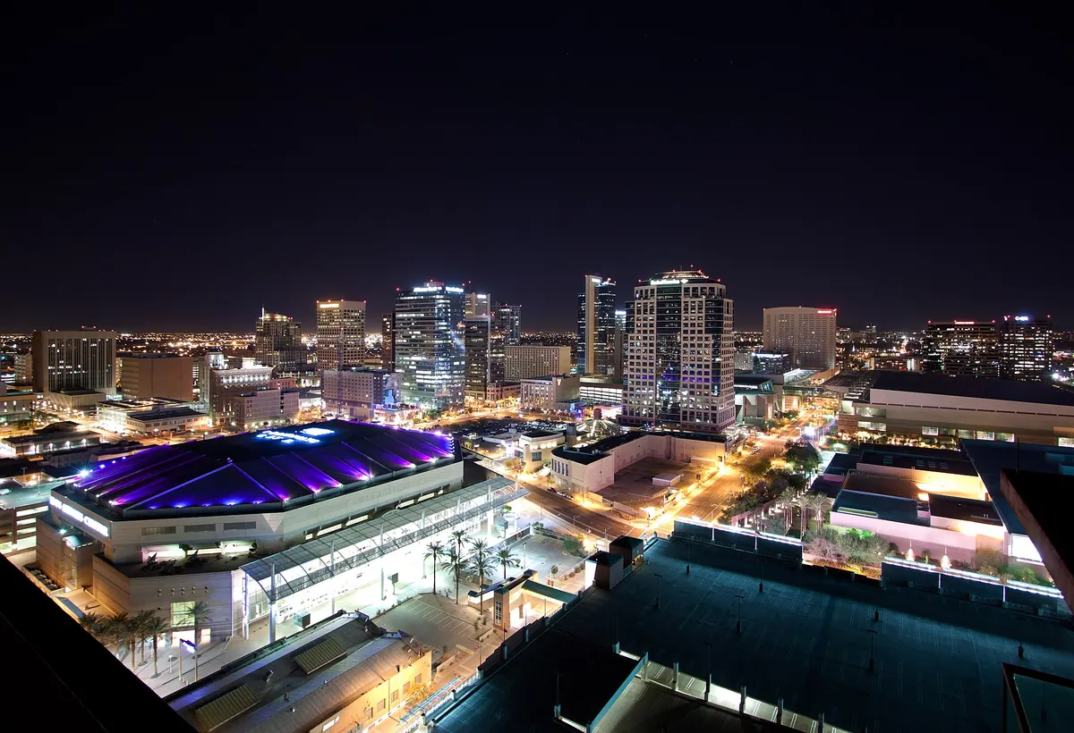 The Phoenix, Arizona skyline