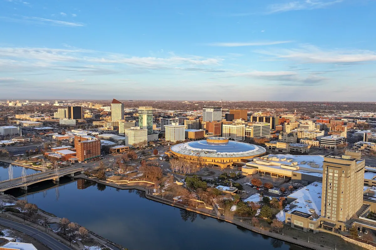 The Wichita, Kansas skyline